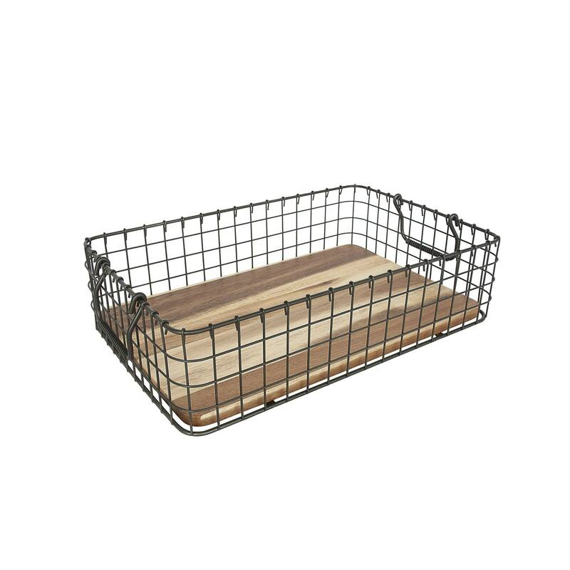 Wire Rectangle Serving Tray Bed Bath & Beyond 37652816